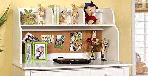HOMES: Inside + Out Lela Desk Hutch White