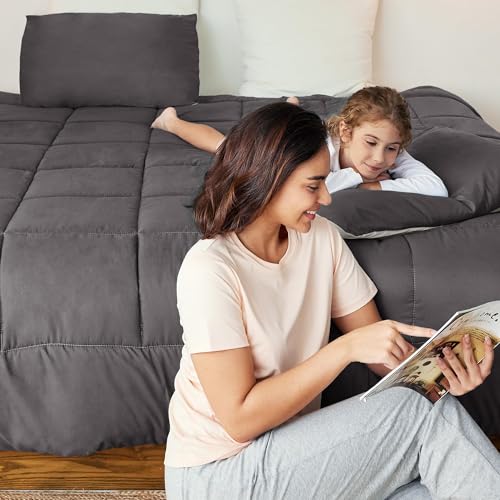 Image of Exclusivo Mezcla Reversible Soft Twin Comforter Set, 2 Pieces