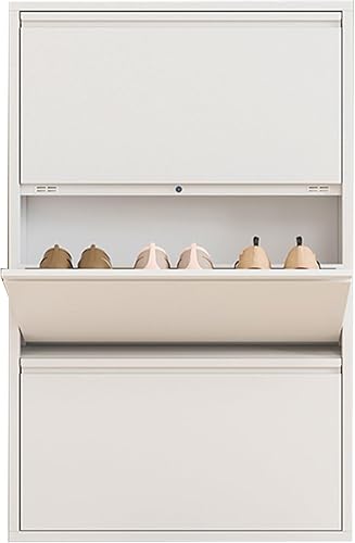 Miniatura 1 de Armario de almacenamiento de zapatos para entrada delgado, armario estrecho para zapatos, almacenamiento oculto de zapatos con puertas, zapatero