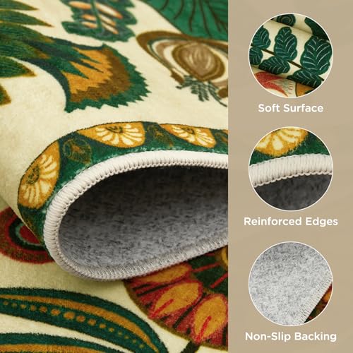 Tapete Joydeco Floral Egipto Boho 5x7 miniatura 5