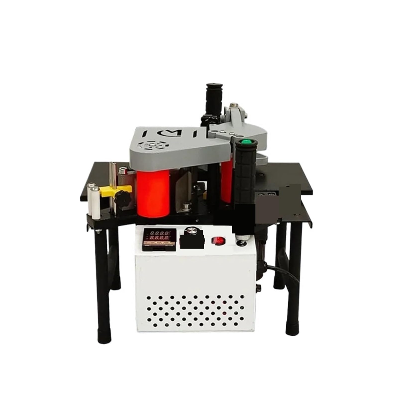 Mała Ręczna Maszyna Do Oklejania Krawędzi O Mocy 1200 W. Dwustronne Klejenie. Przenośna Okleiniarka. Sprzęt Do Obróbki Drewna Bardziej Wyrafinowany(Manual Belt Break C)