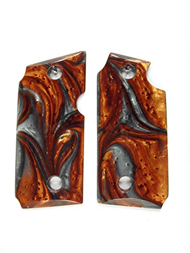 LS-Grips Copper & Silver Grips Compatible with/Replacement for Sig Sauer P238 Grips