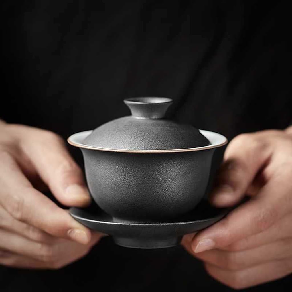 Tea Set Ceramic Covered Bowl Teacup