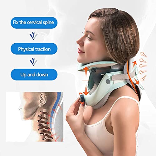Collier cervical gonflable et support de cou réglable avec dispositif de traction cervicale - 5