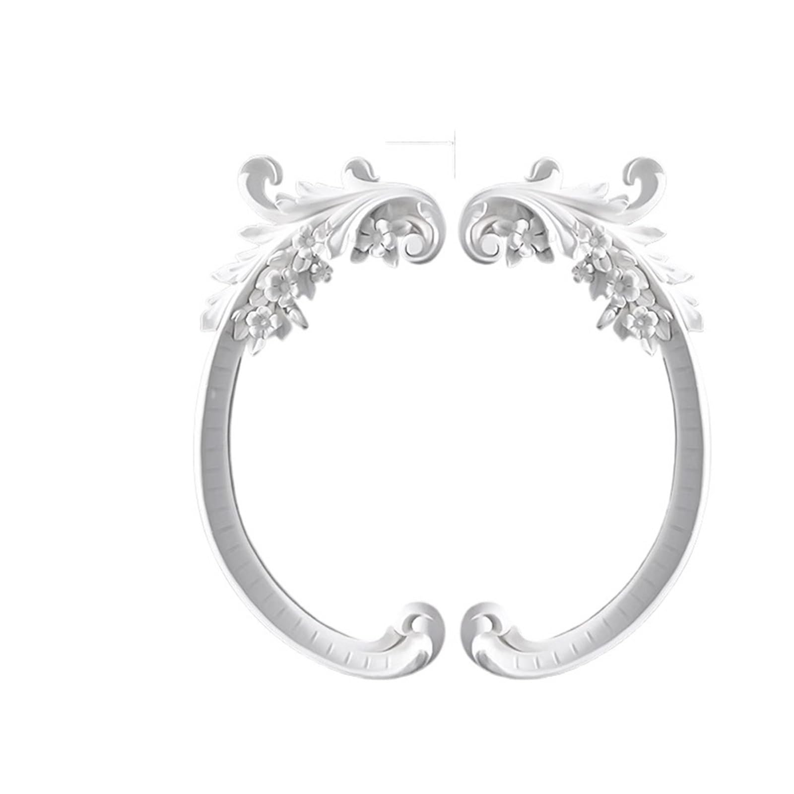 Jtksscs 36.2X14.8x2.3cm Wall Moulding Decorative Appliques Diy Carved Onlay For Bed Door And Onlays For Furniture Cabinet Wardrobe Decoration
