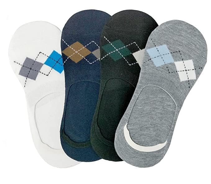 Teean Anti-Slip No Show Low Cut Loafer Socks for Men & Women with Combed Cotton for Sports, Running & Hiking Multicolour (Free Size) (06)-picture-24