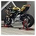 HASCBUYC 1/6 Compatible with Ninja 500 Racing Toy Motorcycle Diecast Metal Model Super Collection Gift(Gold)