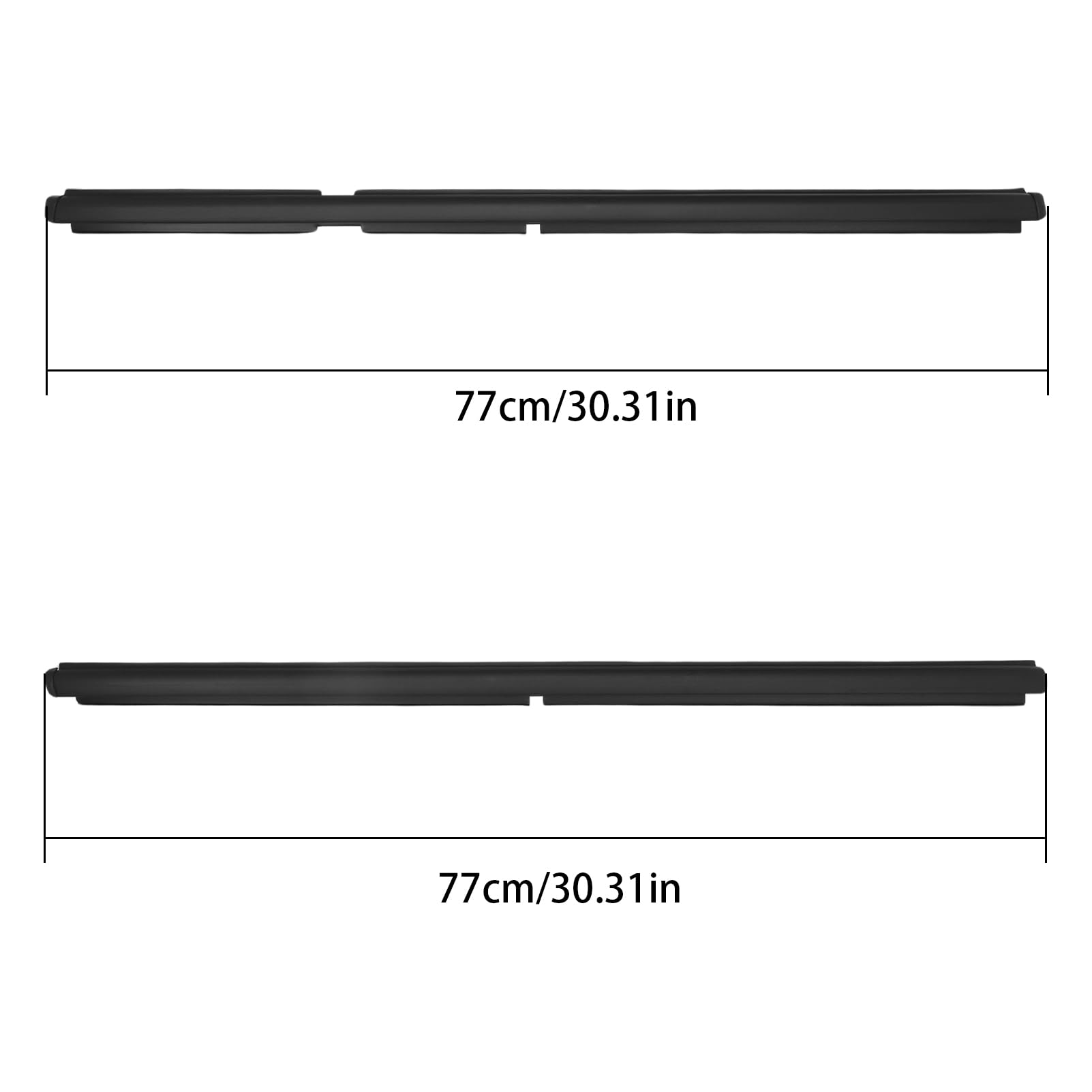4 Piezas Burlete Junta Ventana Goma Delantera Trasera Window Sweep para Grand Cherokee WJ WG 1998-2005 55135890AF 55135891AF 55135878AF 55135879AF
