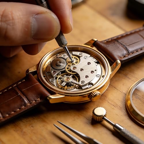 100 Vis de Fixation pour Piles de Montre, Micro-Vis Différentes Tailles Kit Réparation Montres Pièces Rechange pour la Réparation Petites Montres et d'Appareils Électroniques – vue 4