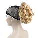 Aimole 6" Short Curly Synthetic Ponytail Clip in Claw Extensions 80g with a jaw/claw clip(24H613)