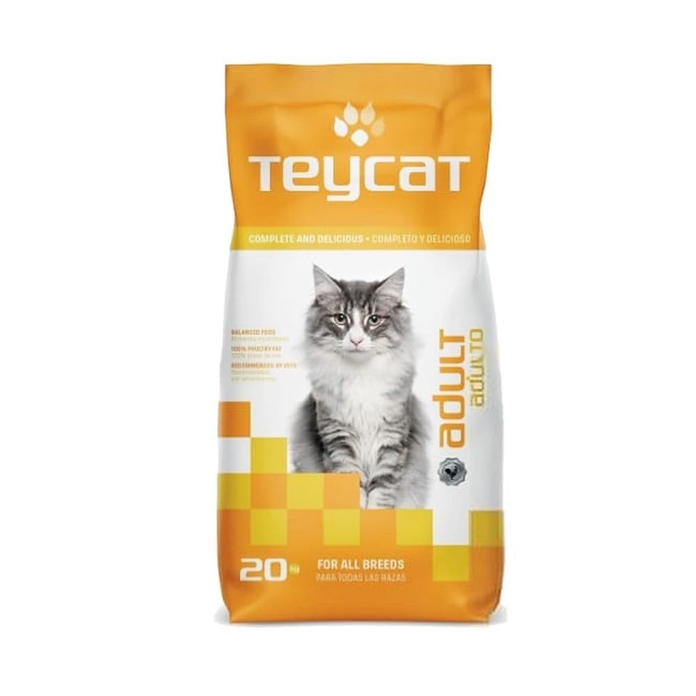 Pienso para Gatos TEYCAT. Alimento Completo para Gatos Adultos (20kg)