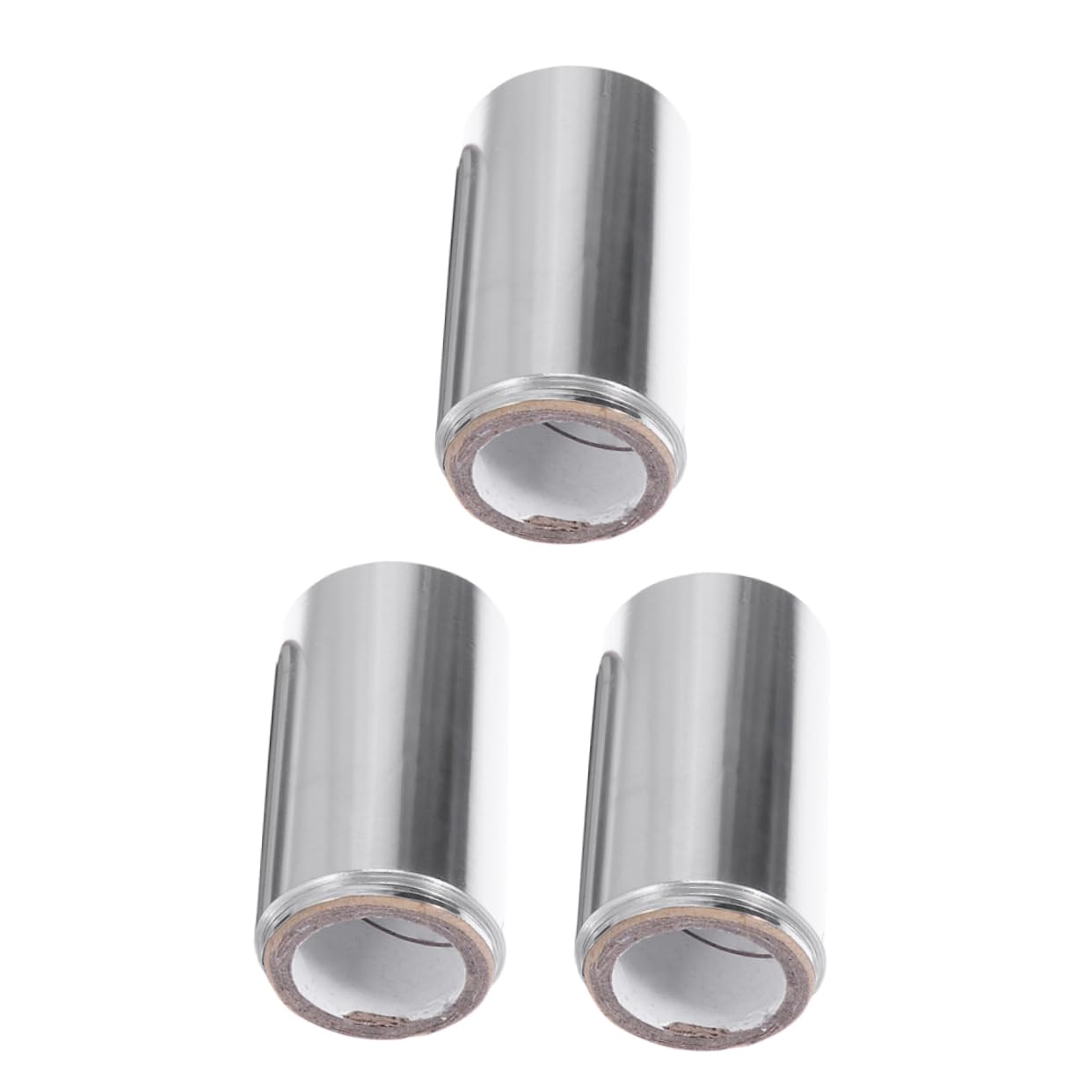 FRCOLOR 3 Rolls Silver Hair Foil for Highlighting Hair Dye Manicure Tool Foil Roll