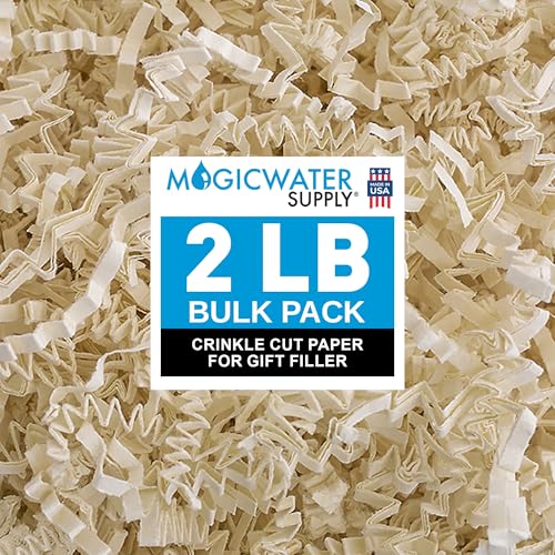 Papier déchiqueté MagicWater protection antichoc ivoire pour boîte