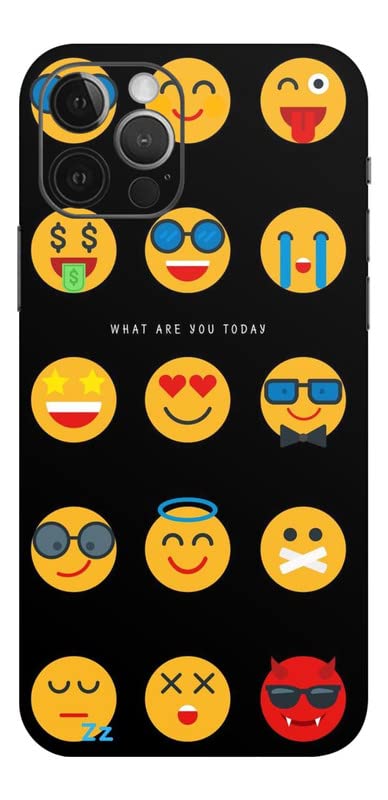 Image of Mobile Skin Sticker Compatible with Apple iPhone 12 Pro Skin Not Back Cover, Camera & Back Protector Mobile Skin Wrap; iPhone 12 PRO-KE-128