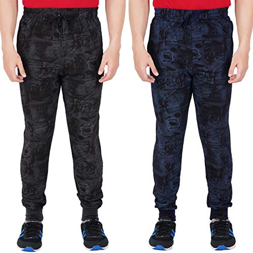 Image of GUIDE Men's Regular Fit Printed Trackpants