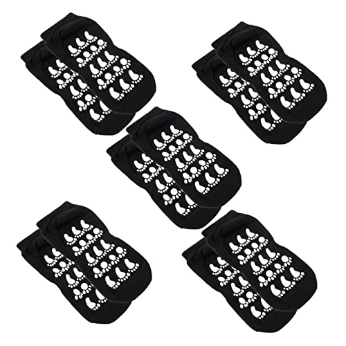 5pairs Gripping Boys and Girls Socks Non-slip Boat Socks Cotton for Girls Boys