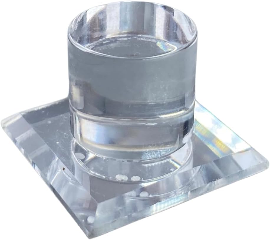 Clear Acrylic Stick-On Mirror Knob