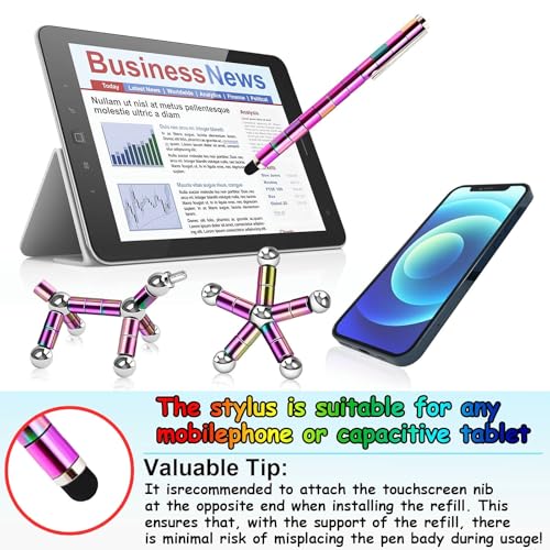 Fidget Pen Gifts for Boyfriend – Novelty Christmas Stocking Stuffers for Men Women Adults, Cool Gadgets Pens with Stylus, Gifts for Adults who Have Everything, for Men Women Him