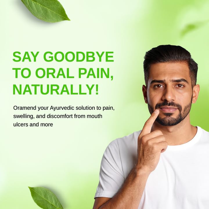 Image of Dvija Oramend Ayurvedic Oral Healing Cream - 10 gms | Trusted Herbal formula for Mouth Ulcers, Bleeding gums, Mouth Ulcers, Toothache, post dental surgery /extraction care | Pack of 1