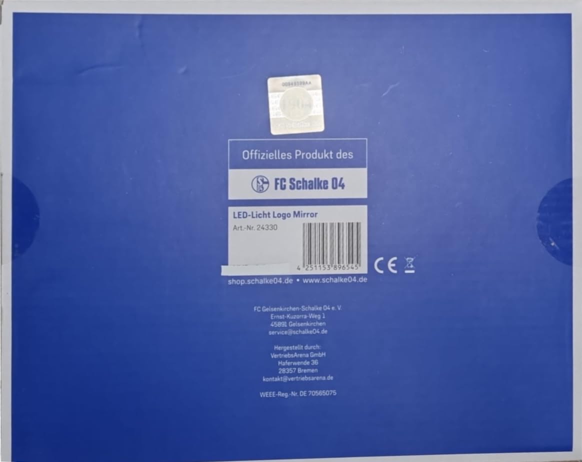 FC Schalke 04 LED-Licht Logo Mirror