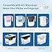 Replacement for All Waterdrop® Pitcher and Dispenser Filtration System, Fits Waterdrop® WD-PF-01A Plus, Reduces PFOA/PFOS, Chlorine, Last Up to 3 Months or 200 Gallons (Pack of 2), Maxblue