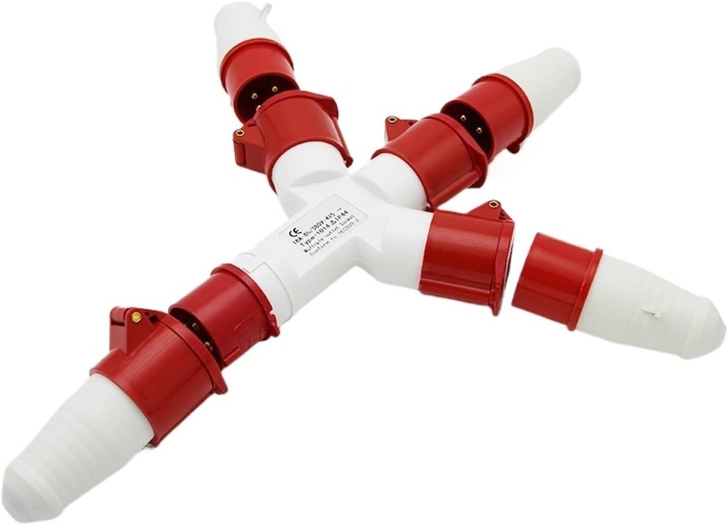 Waterproof Industrial Plug Socket Multi-Function Socket Three-Way one in Three Out 4-core 32A Set 1024(1024 Set)