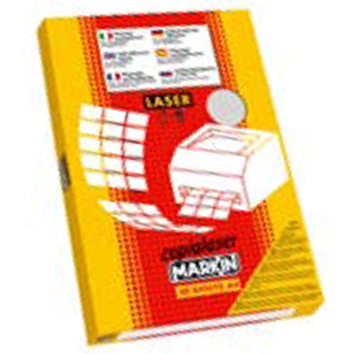 Etichette in poliestere MarkIn C/503 210x297mm 50 fogli A4 trasparente opaco per láser [220LTMC503 50fg]