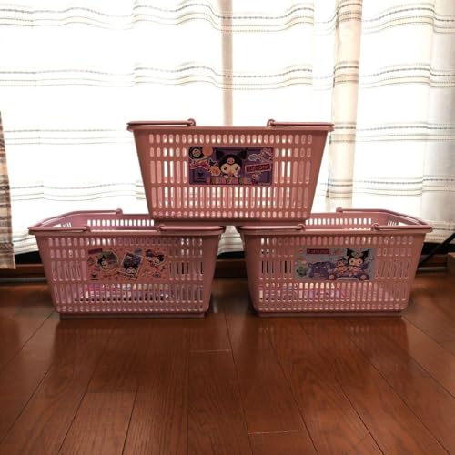 カゴ　クロミ　メッシュカゴ　プラチナムザッカメッシュカゴ　サンリオ　お買い物カゴ カゴ クロミ メッシュカゴ プラチナムザッカメッシュカゴ