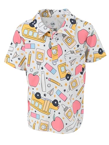 Image of Unique Baby Short Sleeve Collared Boys Polo Shirt, Toddler Kids Polo Shirts