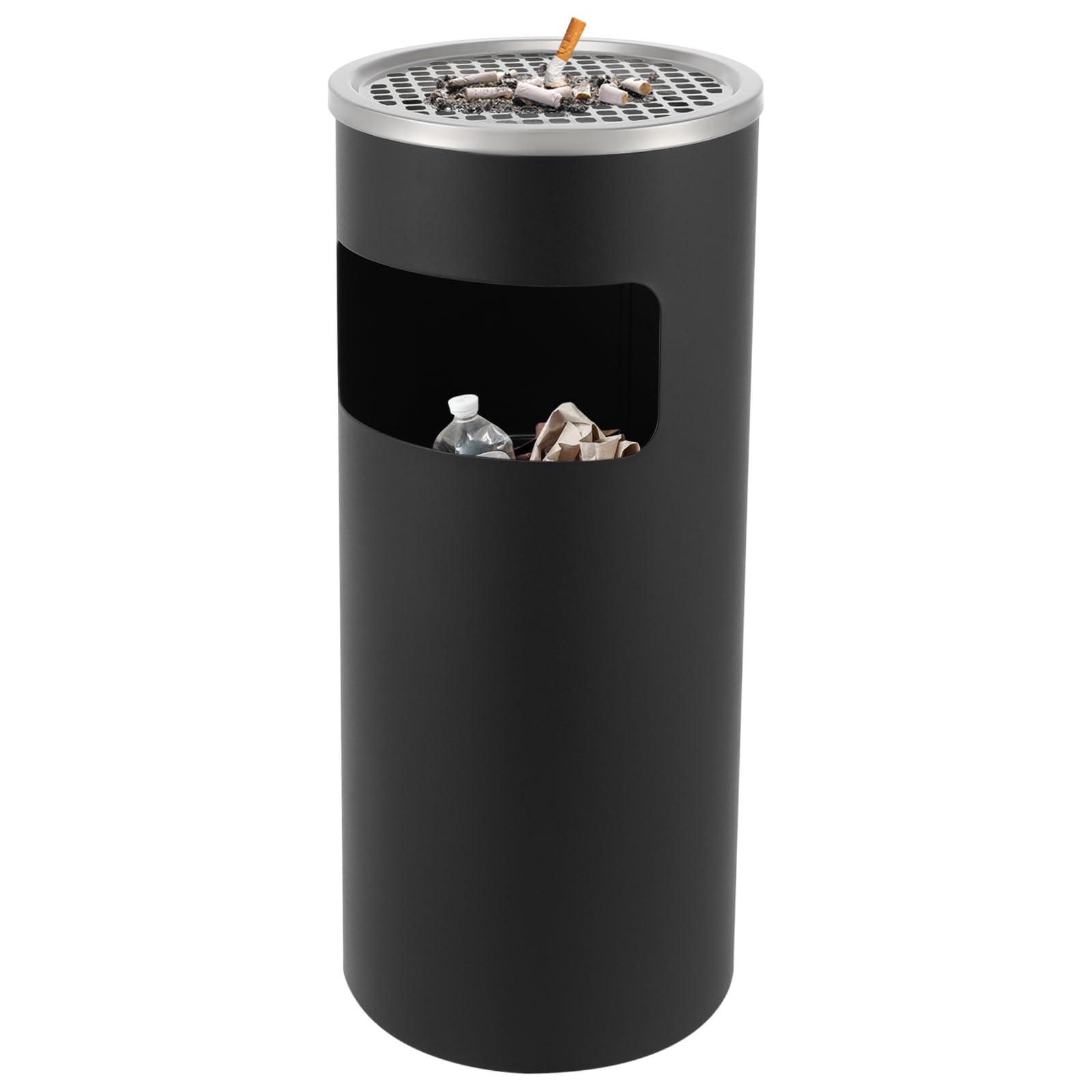 Poubelle cendrier en acier inoxydable avec bac amovible pour intérieur et extérieur
