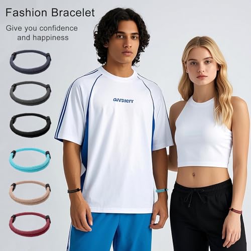 6 Pcs Nautical Braided Handmade Braided Cord Wrap Rope String Adjustable Woven Friendship Bracelets Set Wristband Metal Knot Gits for Men Women3