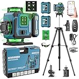 💡【Affichage LED grand format】: Comparé aux autres lazer niveaux, il dispose d'un affichage LED de la batterie, vous pouvez donc observer la puissance restante à tout moment. Avec 2 batteries rechargeables de grande capacité de 4800 mAh, il peut fonctionner jusqu'à 8 heures, résolvant l'anxiété de la durée de vie de la batterie.