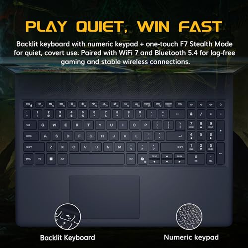 Image of Dell 16 inch WQXGA 120Hz Gaming Laptop, Intel Core 7 240H, 16GB DDR5, 2TB Storage(1TB SSD+1TB Docking Station Set), GeForce RTX 5050 8GB GDDR7, Backlit Keyboard, Win 11 Pro, Indigo