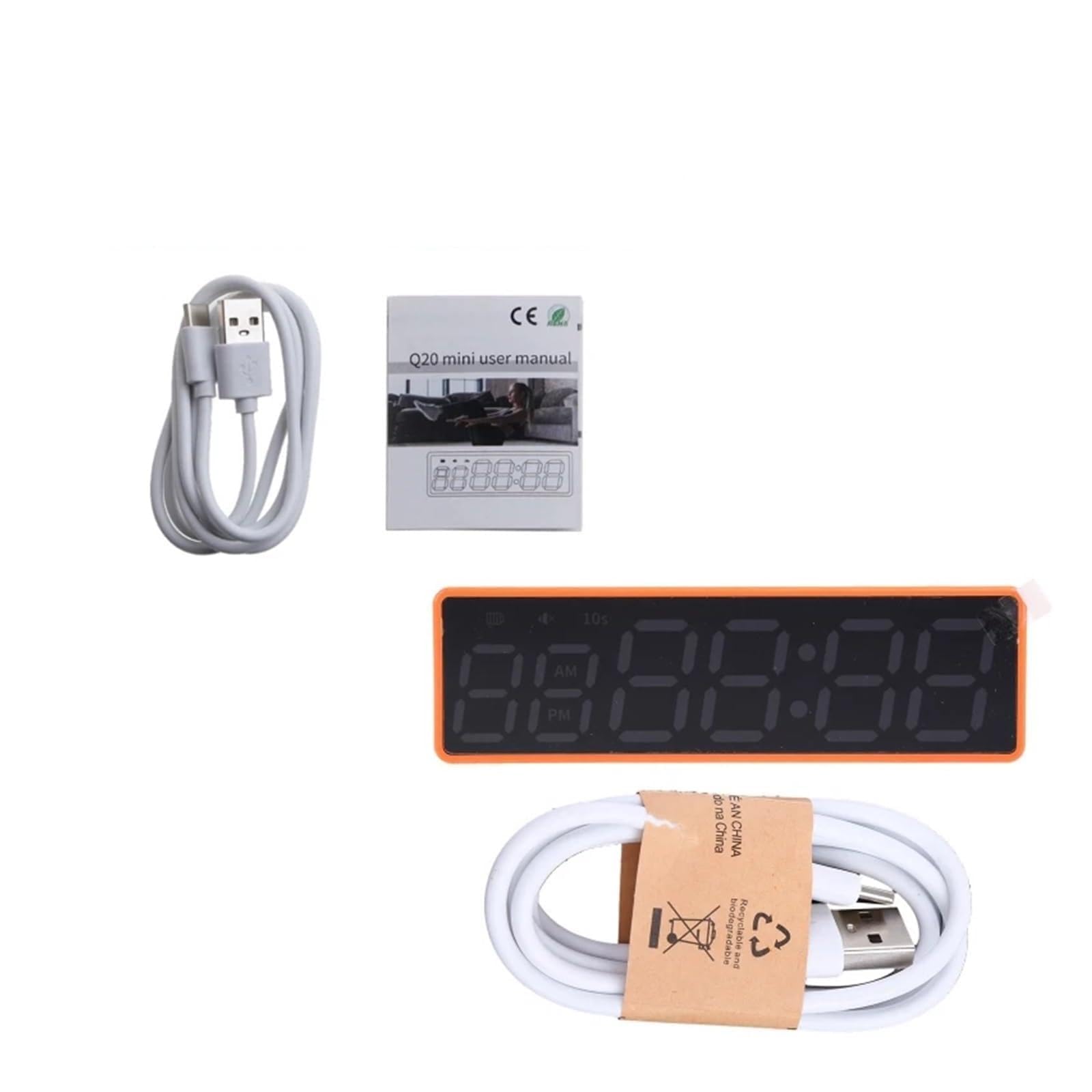 JVDDI Gym Timer Clock Workout Timer Interval Clock Stopwatch Count Down/Up Interval Timer LED Fitness Training Timer Outdoor(7)
