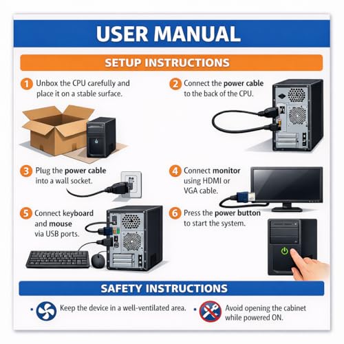 Image of Gaming Desktop PC with H310 Motherboard, i5 9th Gen Processor, 8GB DDR4 RAM, 256GB SSD, RGB Cabinet, HDMI, VGA, USB Ports, WiFi Support for Home, Office, Study & Basic Gaming