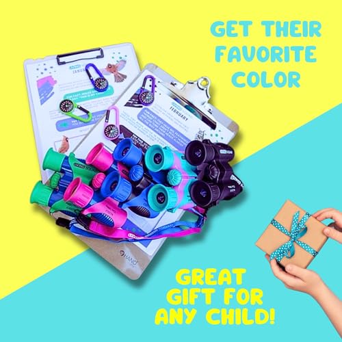 Binoculares para niños 8x21 Turquesa con estuche y accesorios miniatura 6