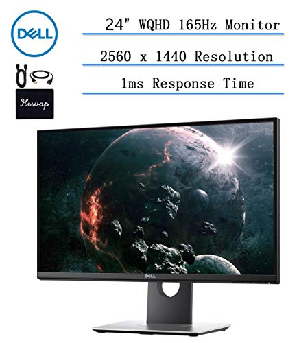2020 Newest Dell 24" WQHD 165Hz Gaming Monitor for Business and Student, Anti-Glare