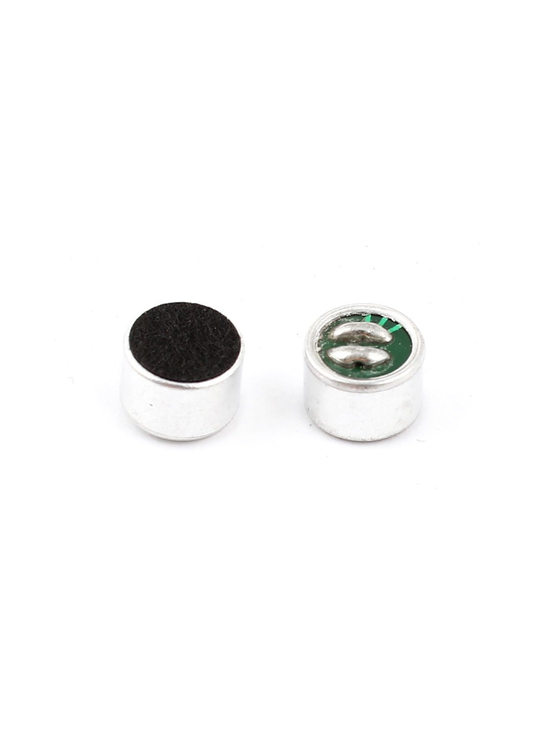 uxcell Mini Electret Pickup Condenser Microphone 9.7mm x 6.7mm 5 Pcs