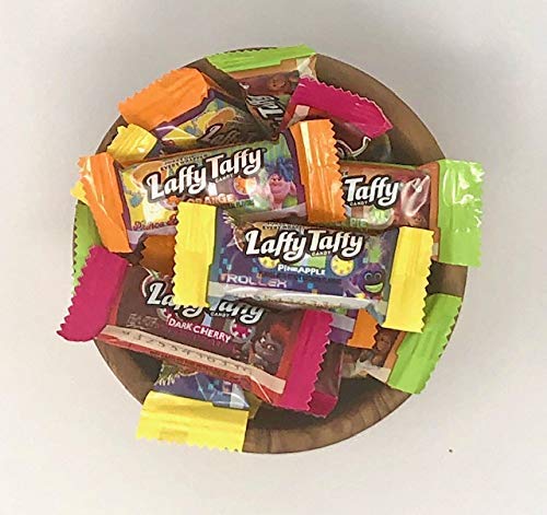 Laffy Taffy, Assorted Fruit Flavors, Wrapped, Bulk - Orange, Pineapple, Apple Pie & Dark Cherry - Great for Easter, Movie & Game Nights, Candy Bowls & Buffets, Snacks & More! (2 Lbs.)