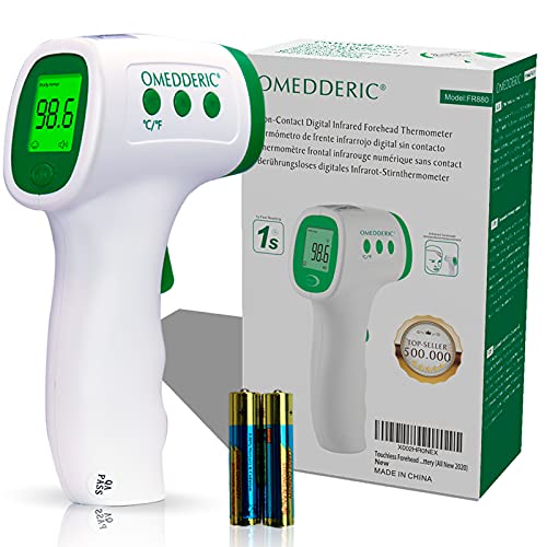 No Touch Thermometer Forehead Thermometer,Infrared Thermometer for Adult,Kids,Baby,Accurate Instant Readings Fever Digital Thermometer for Object Temperature and Body Temperature