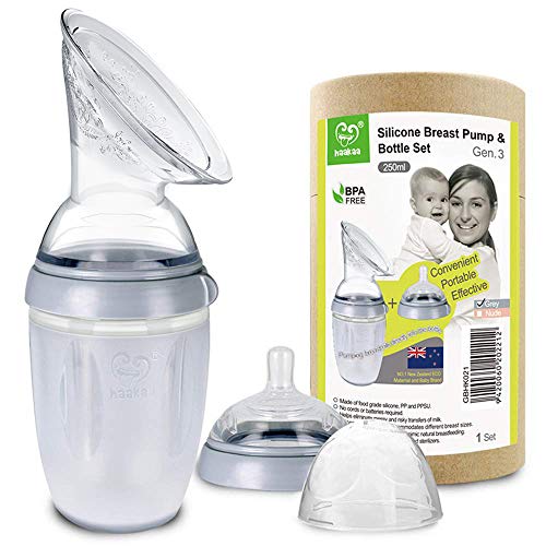 Image of haakaa Manual Breastpump Breast Milk Saver Gen 3 Multi-Functional Breastfeeding Set 8oz/250ml
