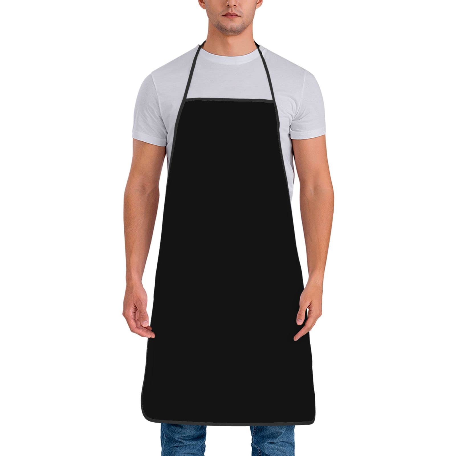 YTEBSIUA Personalized Custom Apron For Women Men Kitchen Cooking Aprons Customized Name Text Logo Picture