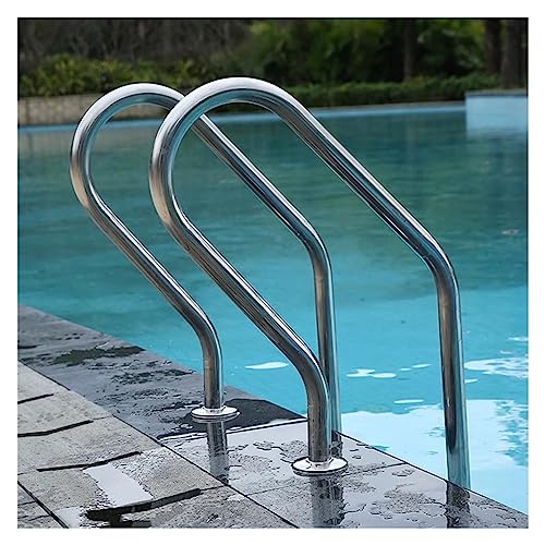 Escalera para Piscina Acero Inoxidable 2 Pasos Antideslizante miniatura 1