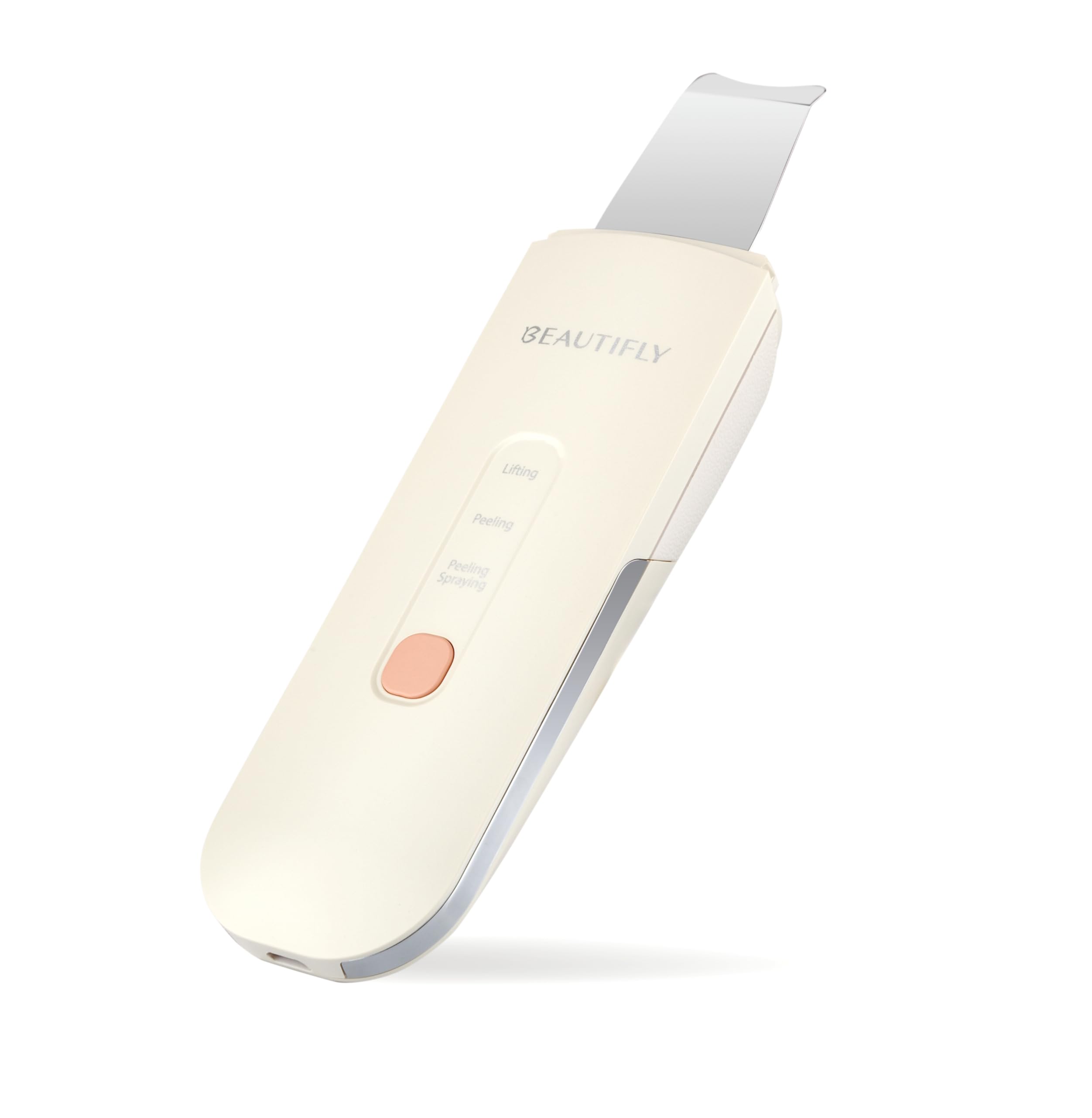 Beautifly - Scrub Aqua Glow PRO – Skin Scrubber Multifuncional para Limpieza Facial, Peeling Ultrasónico y Absorción de Cosméticos