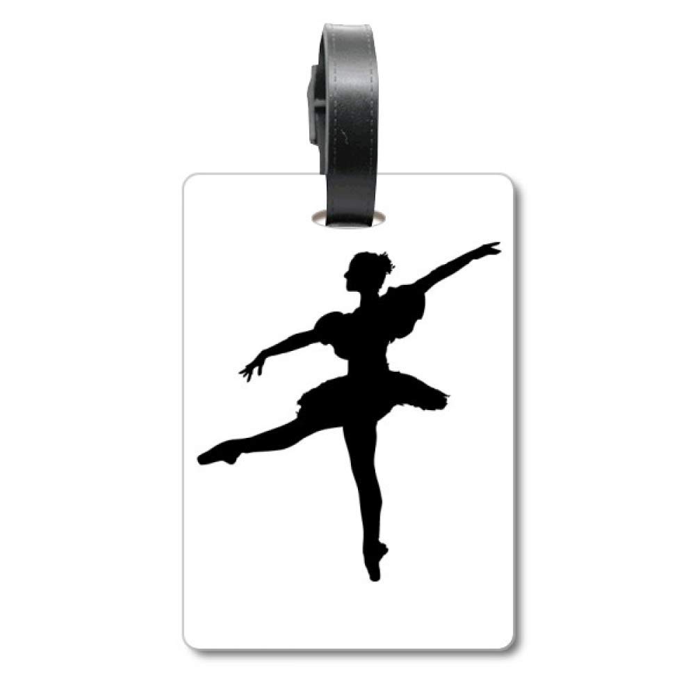 Étiquette valise de danseuse de ballet - Accessoire sac de danse
