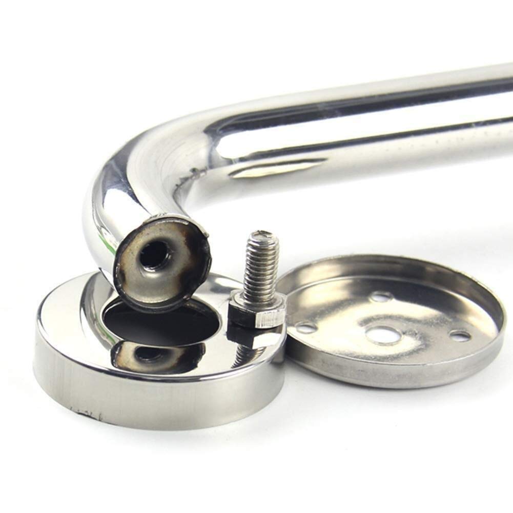 handrail Handrails Grab Bar Bathroom Handrail, Bathtub Stainless Steel Polished Chrome Shower Wall-Mounted Rail Children and The Elderly Aidsrust Thicken/Silver/600Mm