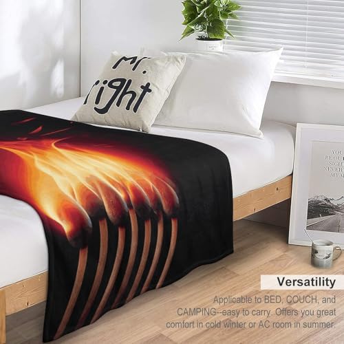 Couverture chaude flanelle 101x152 cm légère pour lit et canapé