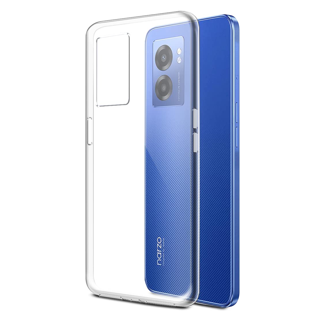 Fashionury Soft Silicone Transparent Mobile Back Cover for Realme Narzo 50 5G -(Transparent) (B0B8299HYZ) Amazon Price History, Amazon Price Tracker