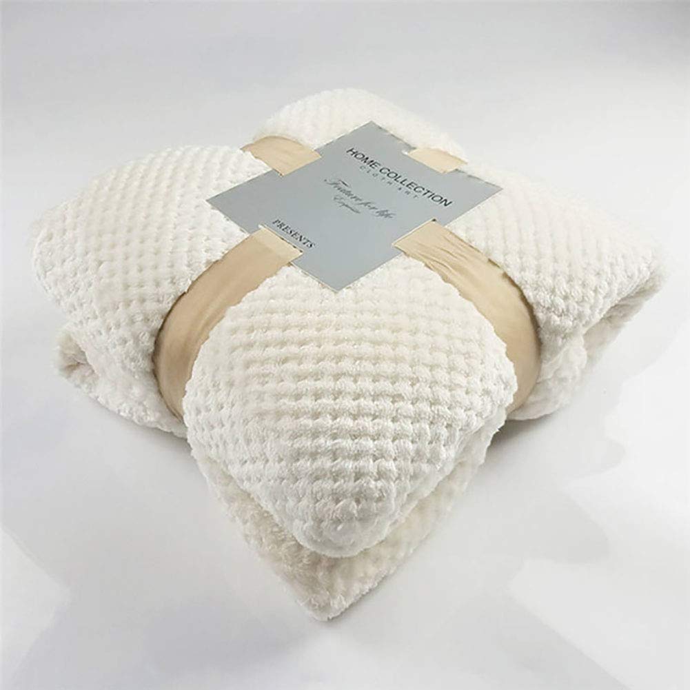 Couverture flanelle MSM 120x200 plaid laiteux lit adulte enfant