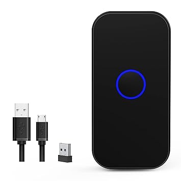 Bluetooth 2D Wireless Barcode Scanner,Symcode 3-in-1 USB Wired & 2.4G Wireless & Bluetooth 4.1 1D QR Image Bar Code Reader Scanner